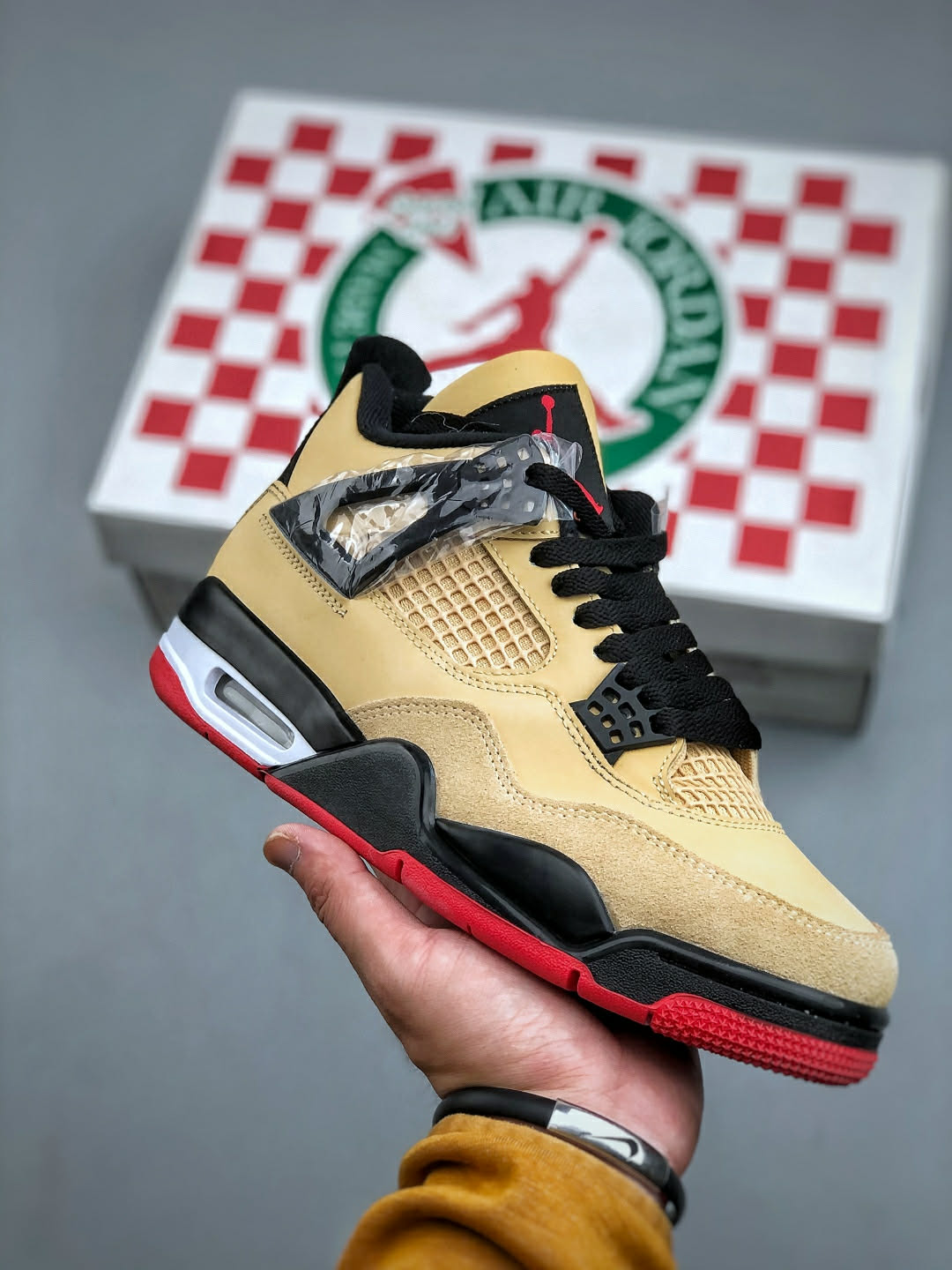 Jordan Brand Air Jordan 4 Retro “Mushroom” / “Tan Red”