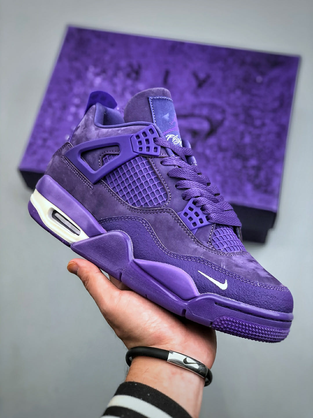 Air Jordan 4 Retro “Purple Travis Scott Friends & Family”