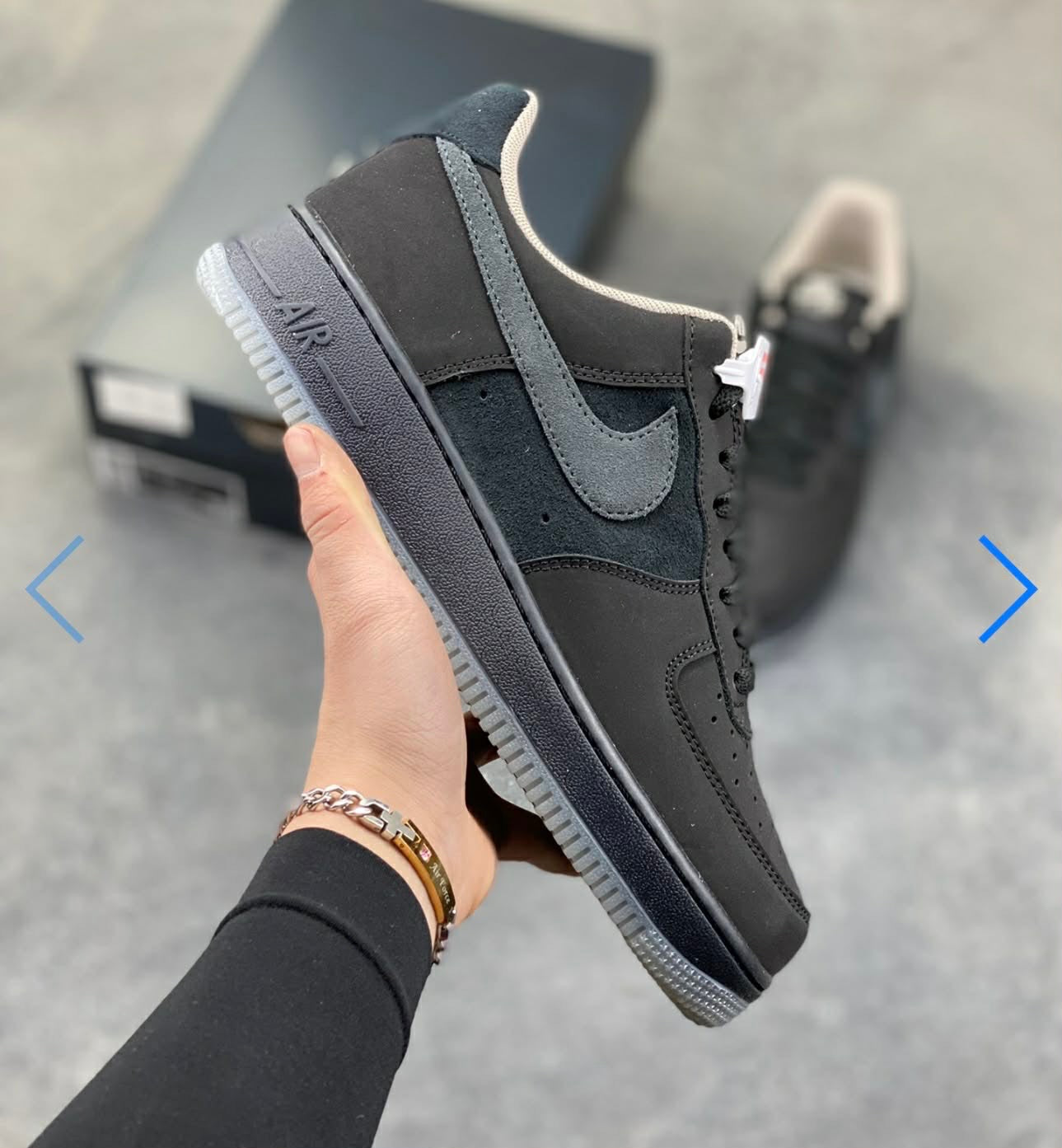 Air Force 1 Low Triple Black / Anthracite