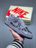 Nike Dunk Low custom inspirée Dior + Travis Scott